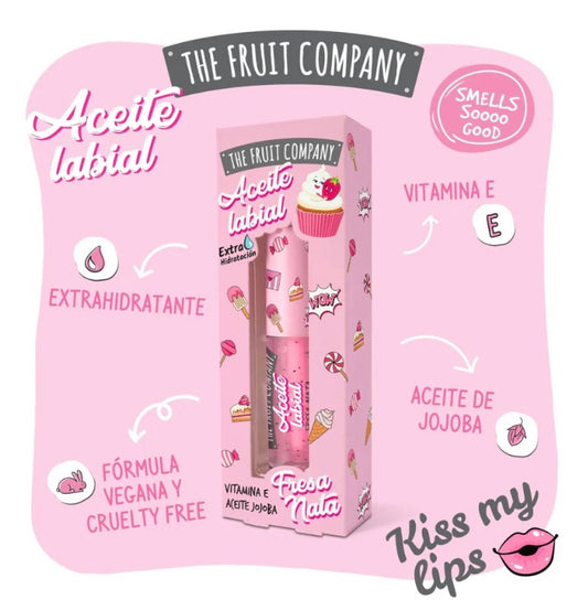 The Fruit Company Strawberry Cream Lip Oil