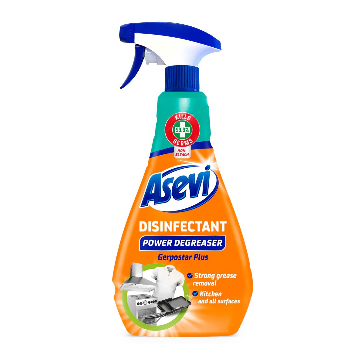 Asevi Disinfectant Grease Remover Spray