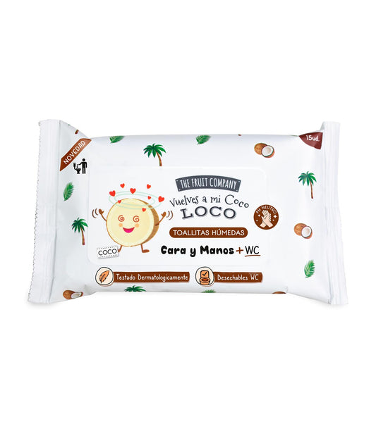 The Fruit Company Biodegradable Wipes - Coconut
