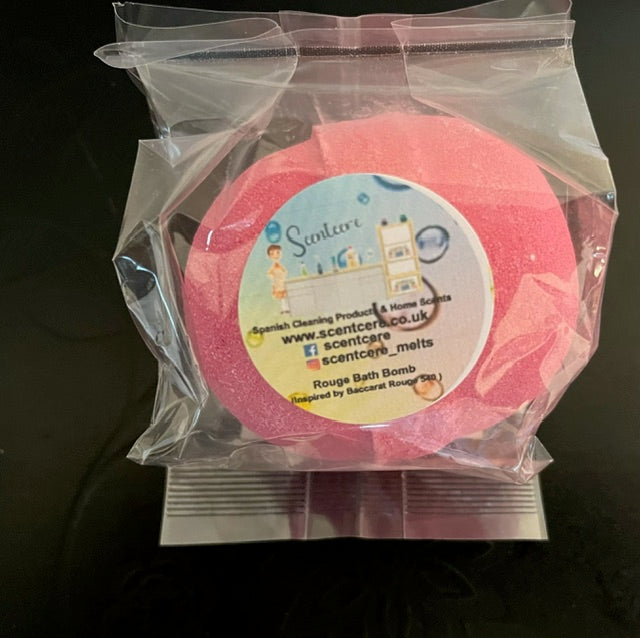Rouge ( Inspired by Baccarat Rouge 540) Bath Bomb