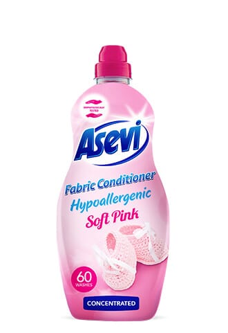 Asevi Soft Pink Talco Hypoallergenic Concentrated Fabric Softener