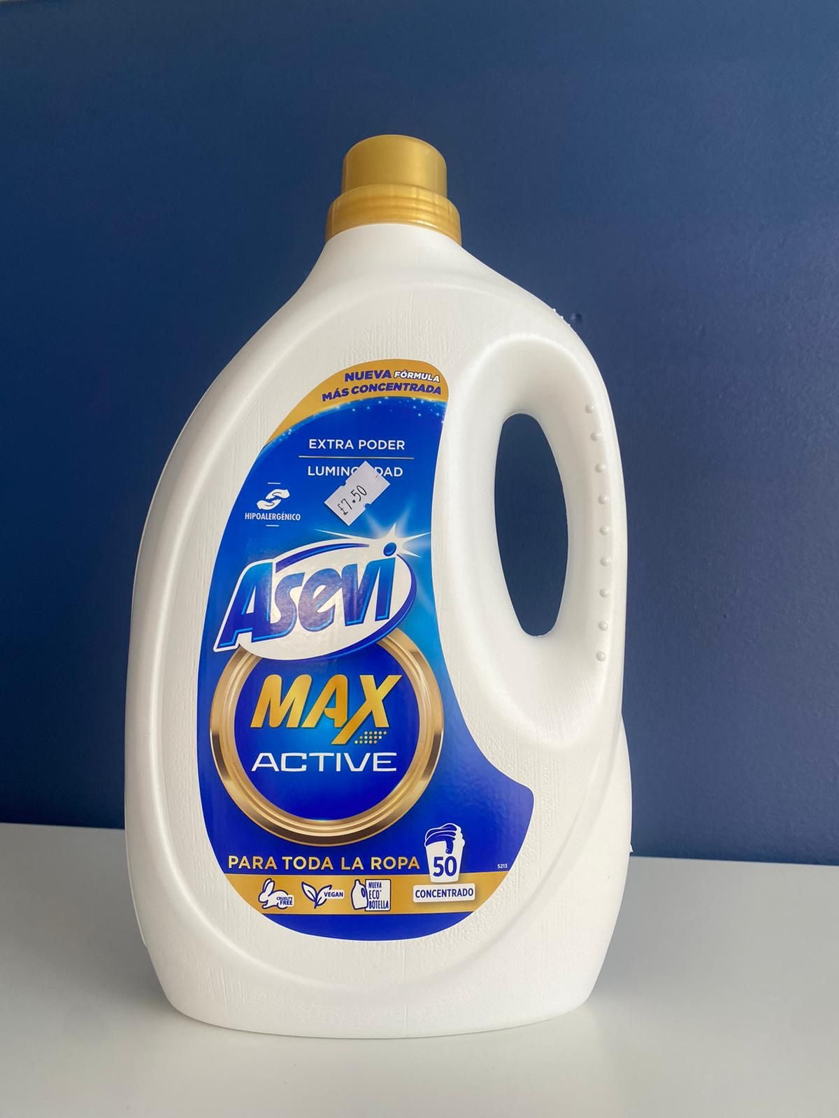 Asevi max active laundry detergent