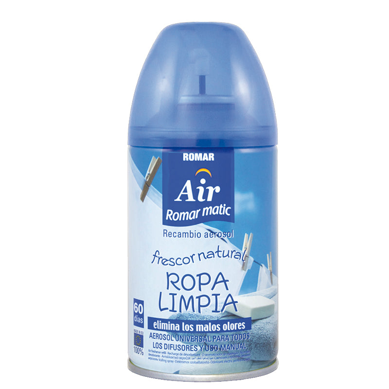 Romar Freshmatic Air Freshener Refill Spray - Ropa Limpia