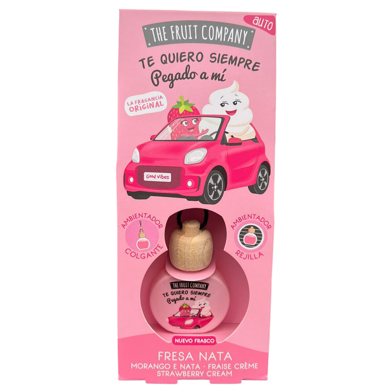 The Fruit Company Car Air Freshener - Strawberries & Cream