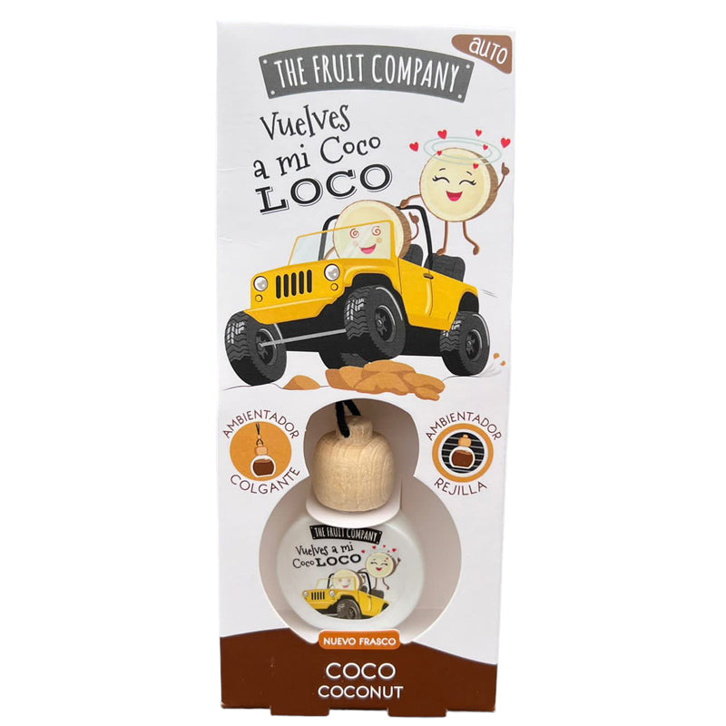 The Fruit Company Hanging Car Air Freshener - Coco