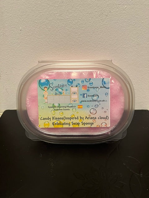 Candy Kisses (inspired by Ariana Cloud) Exfoliating Large Soap Sponge